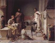 John William Waterhouse A Sick Child Brought into the Temple of Aesculapius Germany oil painting artist